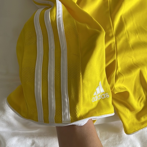 ADIDAS YELLOW SPORTS SHORTS - Picture 3 of 5